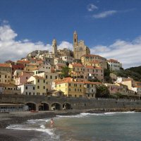 Cervo vanaf het strand